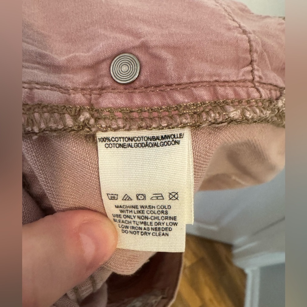 Free People Pink Shorts, bohemian, destructed, size 27 - Picture 4 of 6